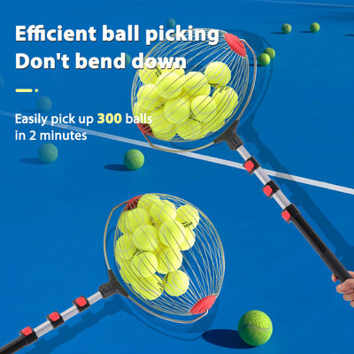 품질  Portable Roller Tennis Balls Picker Pickleball Pick-Up Bucket with Hook Ball Organizer Tool for Court 공장