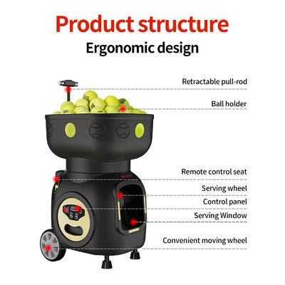 SIBOASI T5 APP 컨트롤 미니 샷 테니스 머신볼 훈련용