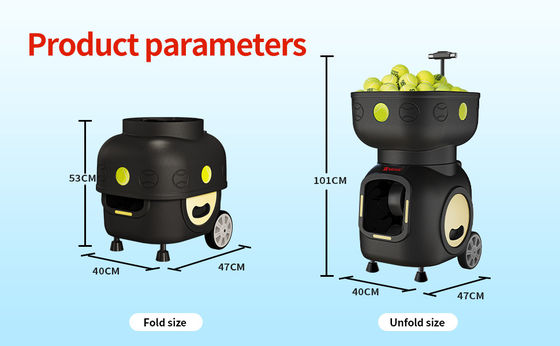SIBOASI T5 APP 컨트롤 미니 샷 테니스 머신볼 훈련용